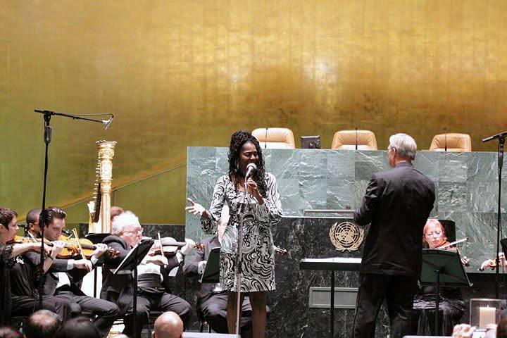 With Mzuri Moyo at the United Nations