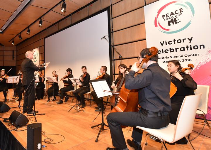 With the Vienna Youth Ensemble